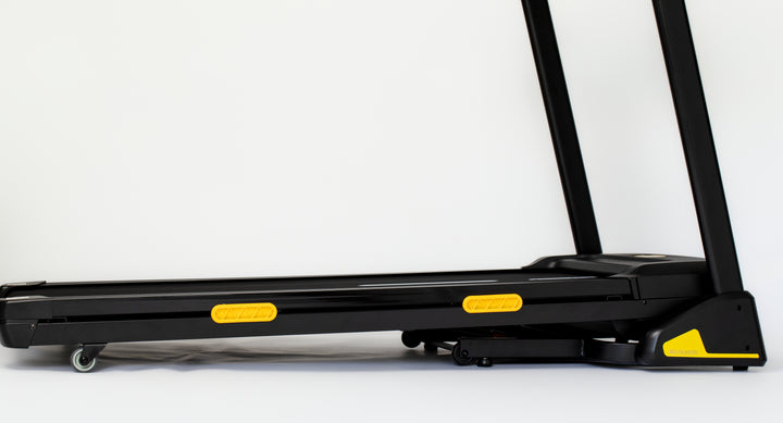 Banda alergare electrica Progressive RUN3000, motor 4CP, inclinare automata 10%, viteza 1-14 km/h, greutate suportata 120kg, suprafata alergare 128x46cm, aplicatii Kinomap, Zwift