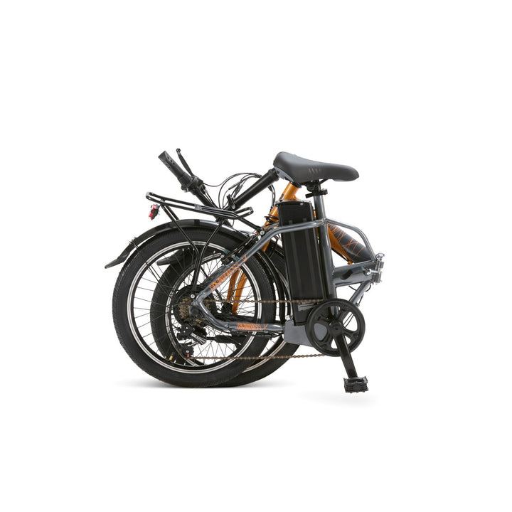 Bicicleta Electrica  NILOX URBAN - eBike J1 Pro -  Gri/Portocaliu