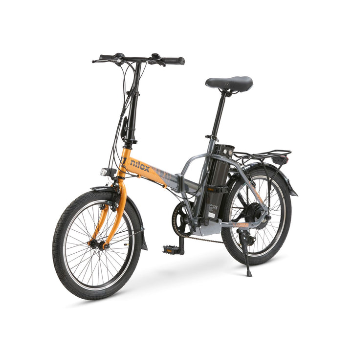Bicicleta Electrica  NILOX URBAN - eBike J1 Pro -  Gri/Portocaliu