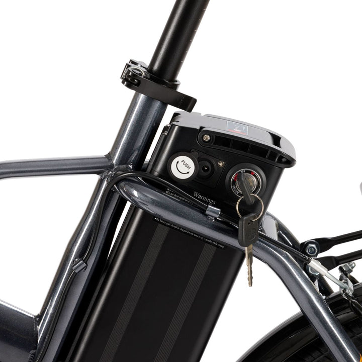 Bicicleta Electrica  NILOX URBAN - eBike J1 Pro -  Gri/Portocaliu