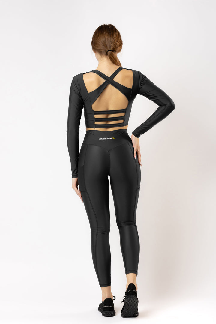 Top fitness Progressive Criscross Black