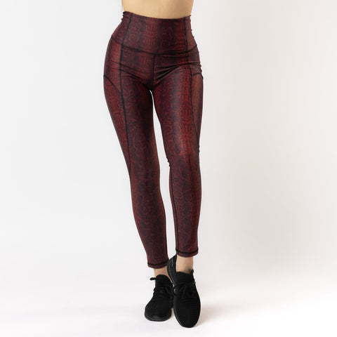 Colanti Fitness Progressive EasyFit Black/Red Animal Print