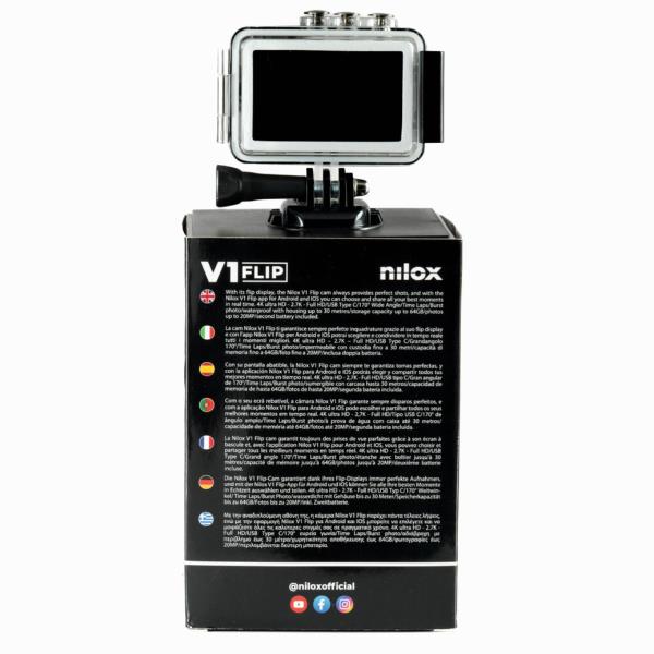 Camera de actiune Nilox Action 4K V1 FLIP
