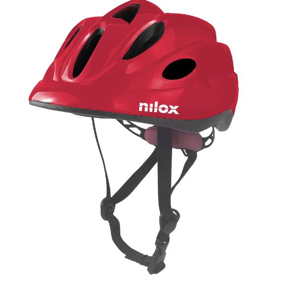 Casca Copii cu Led Nilox Urban - Rosu