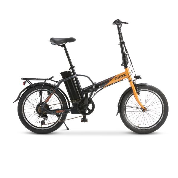 Bicicleta Electrica  NILOX URBAN - eBike J1 Pro -  Gri/Portocaliu