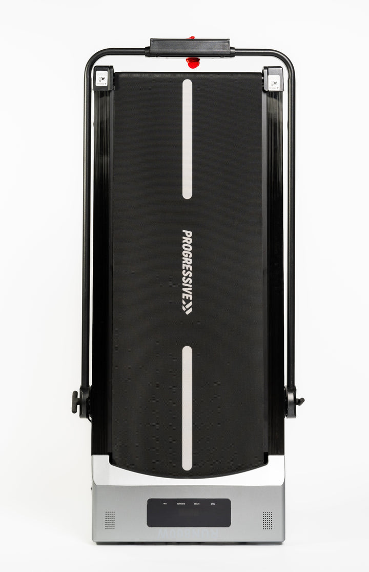 Banda alergare electrica Progressive RUN800W, motor 3CP, viteza 1-10 km/h, greutate suportata 120kg, suprafata alergare 102x39cm, aplicatii Kinomap, Zwift