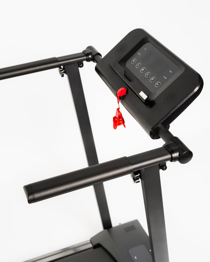 Banda alergare electrica Progressive RUN900F, motor 3CP, viteza 1-10 km/h, greutate suportata 120kg, suprafata alergare 104x39cm, aplicatii Kinomap, Zwift