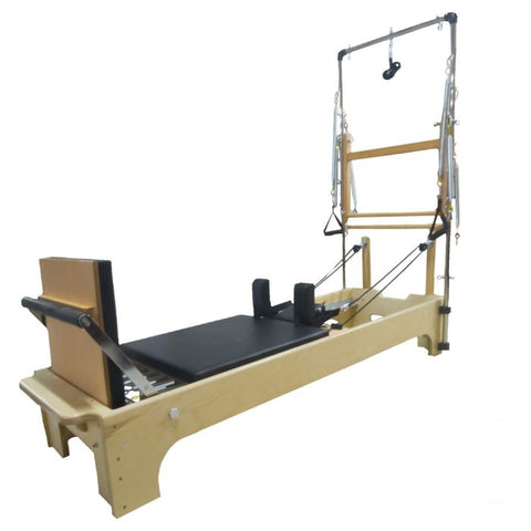 Reformer Aparat Pilates cu Turn Premium Gold