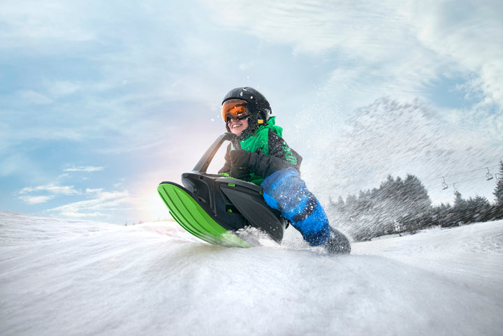 Sanie Skibob SKIDRIFTER cu maner, ideal pentru drifturi