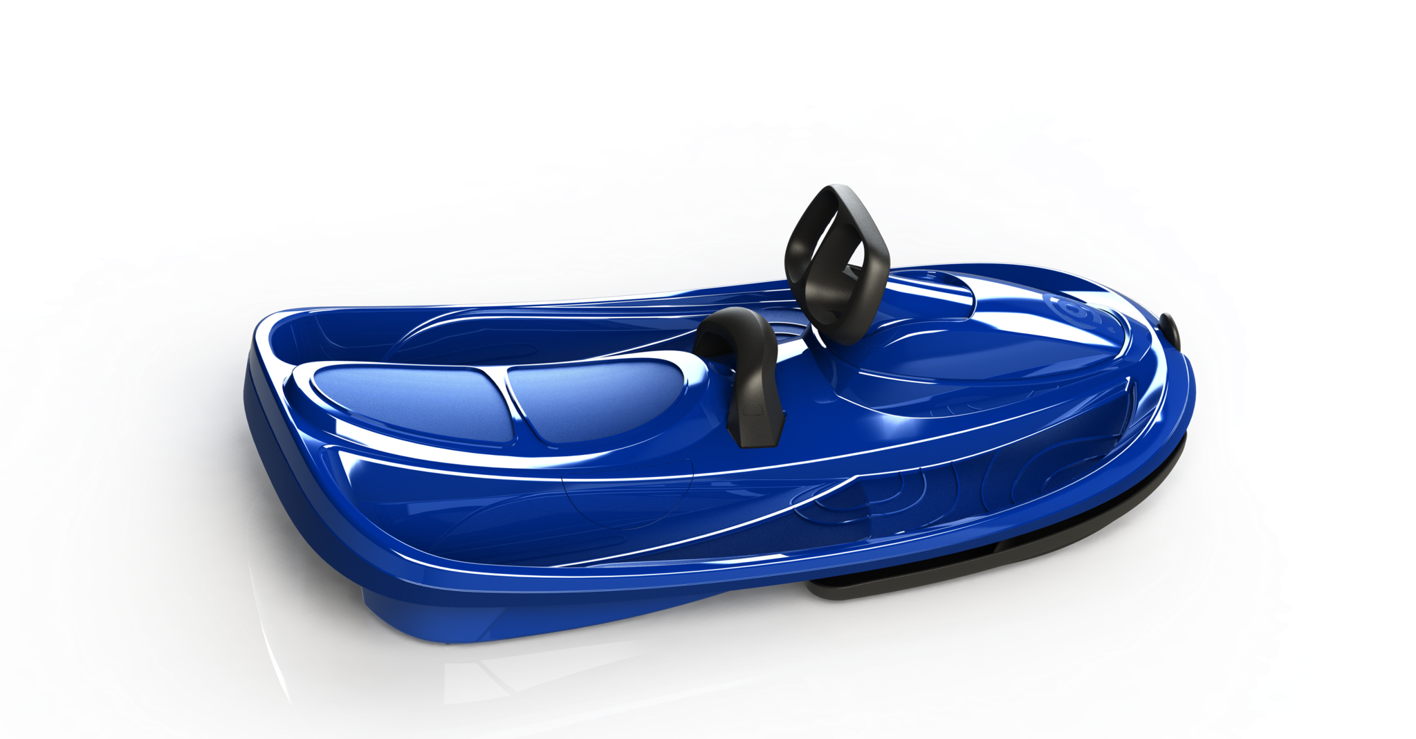 Sanie bob cu volan, sistem franare, Stratos