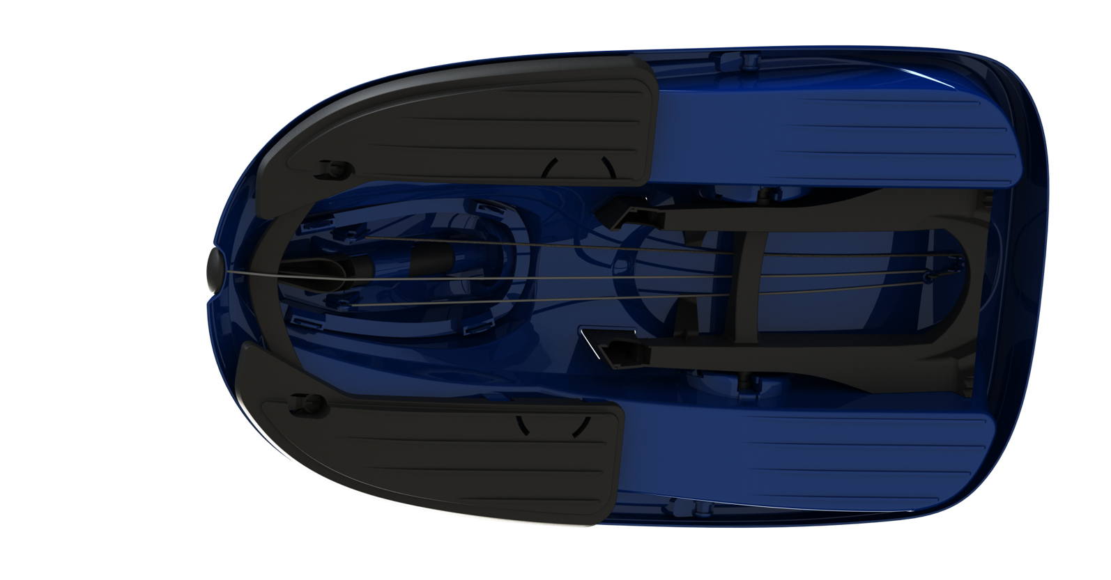 Sanie bob cu volan, sistem franare, Stratos