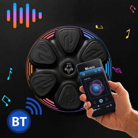 HMS TB12 Aparat de box cu muzica,Bluetooth si manusi