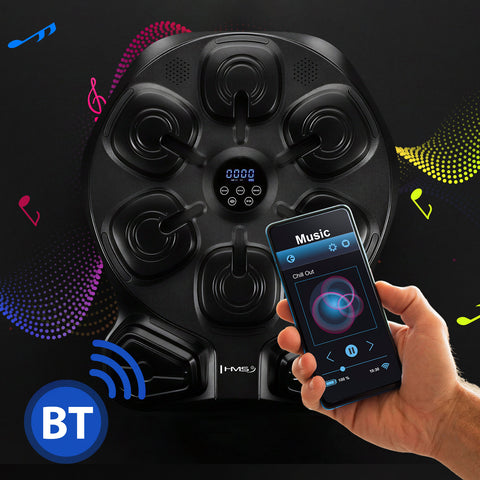 Aparat pentru box cu muzica HMS TB13 ,Bluetooth,manusi si baterie de 4000 mAh