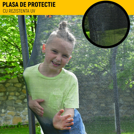 progressive sports trambulina progressive flex epic 300  plasa de protectie