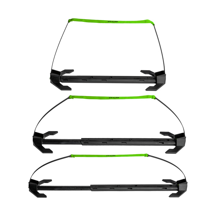 Resigilat-Set 6 obstacole reglabile pentru antrenament VirtuFit Hurdles Pro