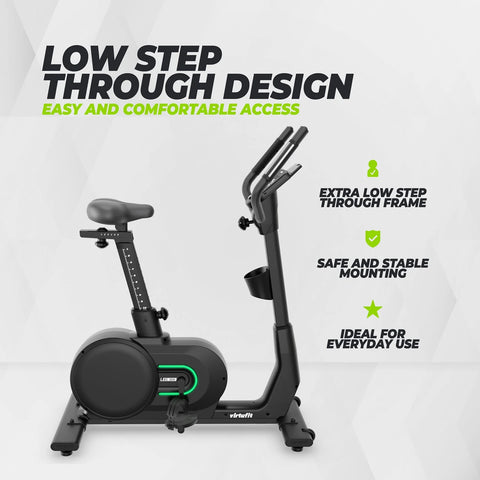 BICICLETA ERGONOMICA CU CADRU JOS - VIRTUFIT LEB300i