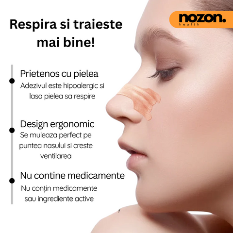 NOZON™ - Set 30 de bucati benzi nazale