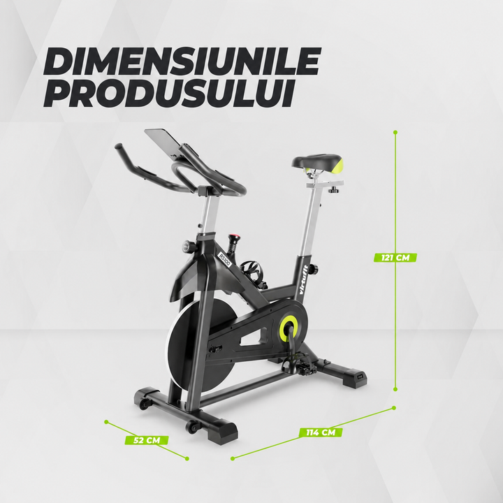 Bicicleta cycling VirtuFit RS100 - Indoor Cycle cu rezistenta magnetica