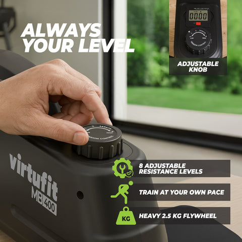 Bicicleta de exercitii pliabila cu display VirtuFit MB400