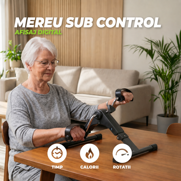 Bicicleta de exercitii pliabila VirtuFit MB200 cu rezistenta mecanica
