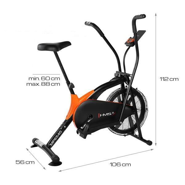 BICICLETA FITNESS HMS MP6540 AIR BIKE cu rezistenta pe aer