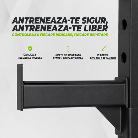 Suport pentru Haltere/Bara de greutati  ajustabil VirtuFit Power Rack Pro