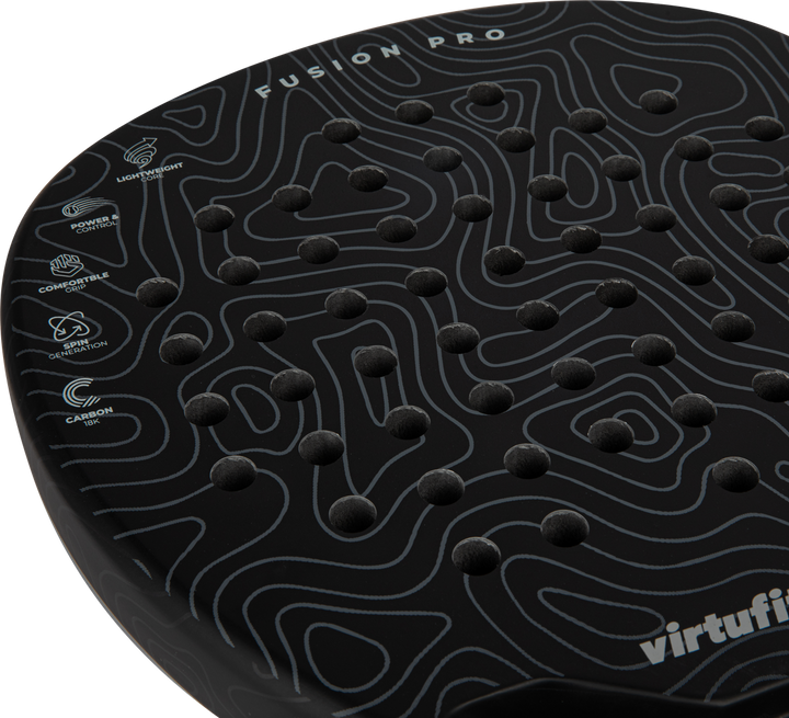 Racheta de Padel VirtuFit Fusion Pro Padel Racket- Negru- Gri