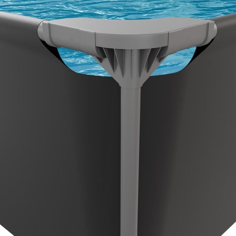 Piscina dreptunghiulara VirtuFit 300 x 210 x 67 cm cu sistem filtrare inclus si cadru metalic