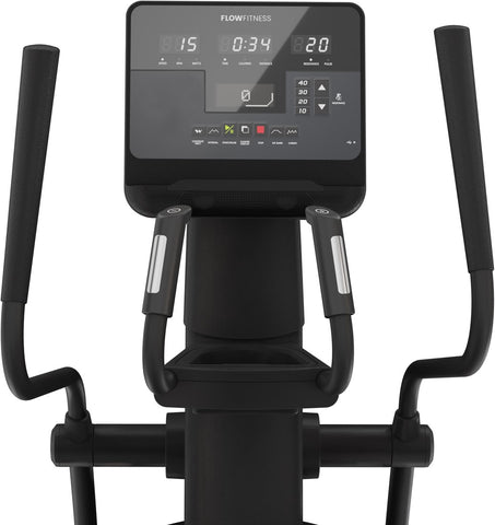 Bicicleta Eliptica Crosstrainer Flow Fitness Perform Pro X6i - Consola LED