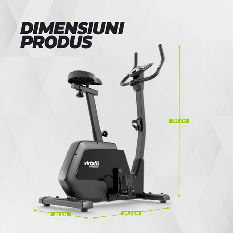 Bicicletă fitness VirtuFit HTR200i cu rezistenta magnetica