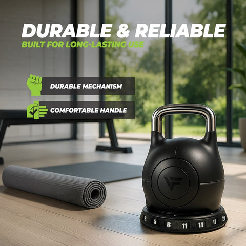 Gantera ajustabila Kettlebell 20 kg VirtuFit