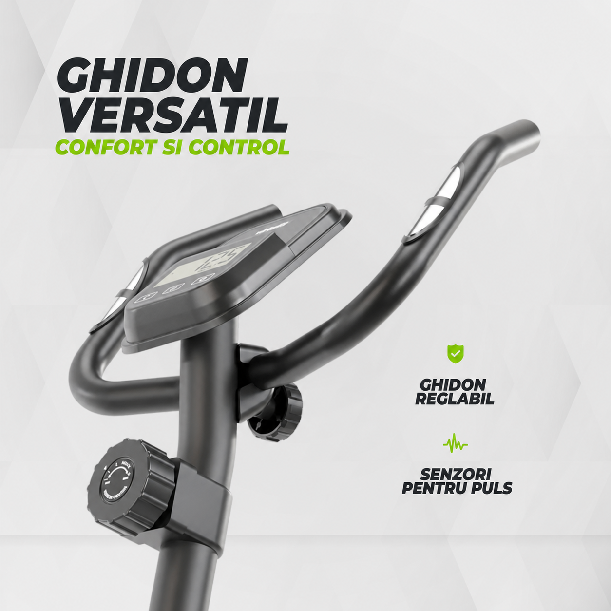 Bicicleta de exercitii VirtuFit HTR100 (model 2026) cu rezistenta magnetica