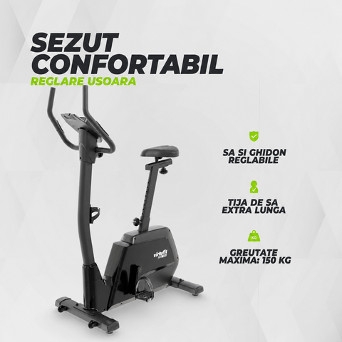 Bicicletă fitness VirtuFit HTR200i cu rezistenta magnetica
