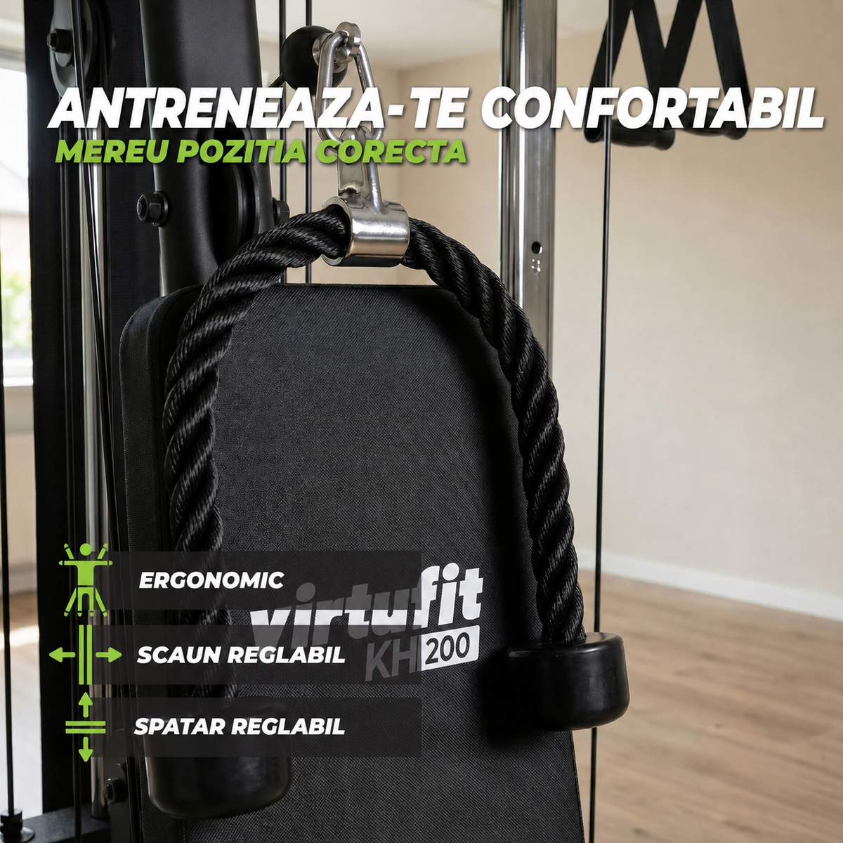 Aparat fitness multifunctional VirtuFit KH200