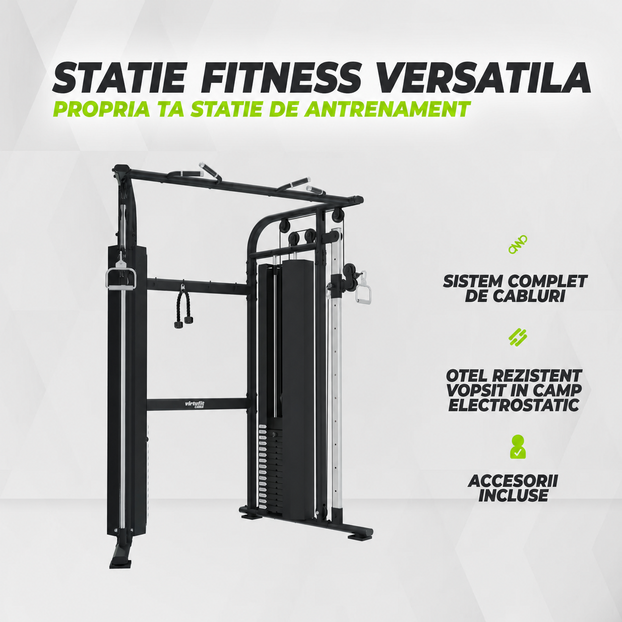 Aparat fitness multifunctional VirtuFit CC100 Cable Crossover