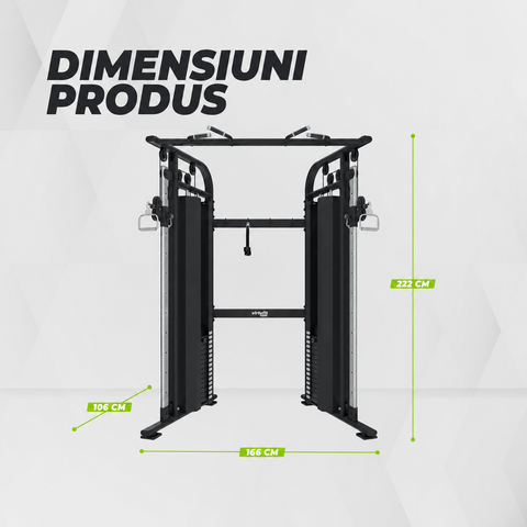 Aparat fitness multifunctional VirtuFit CC100 Cable Crossover