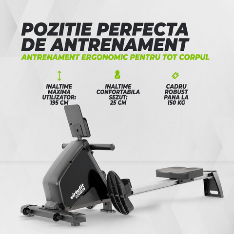 Aparat de vaslit VirtuFit ROW200i model 2026