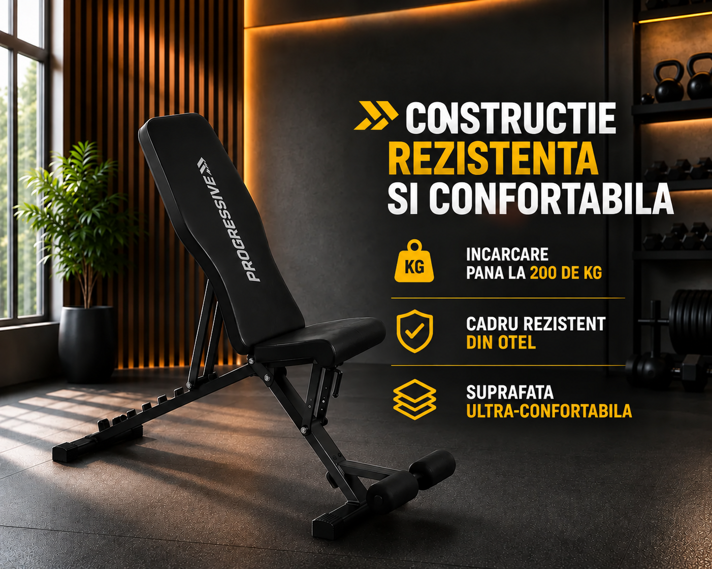 Banca de exercitii reglabila Progressive BC2500