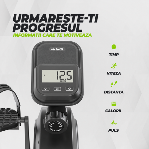 Bicicleta de exercitii Virtufit RB100 (model 2026) cu rezistenta magnetica