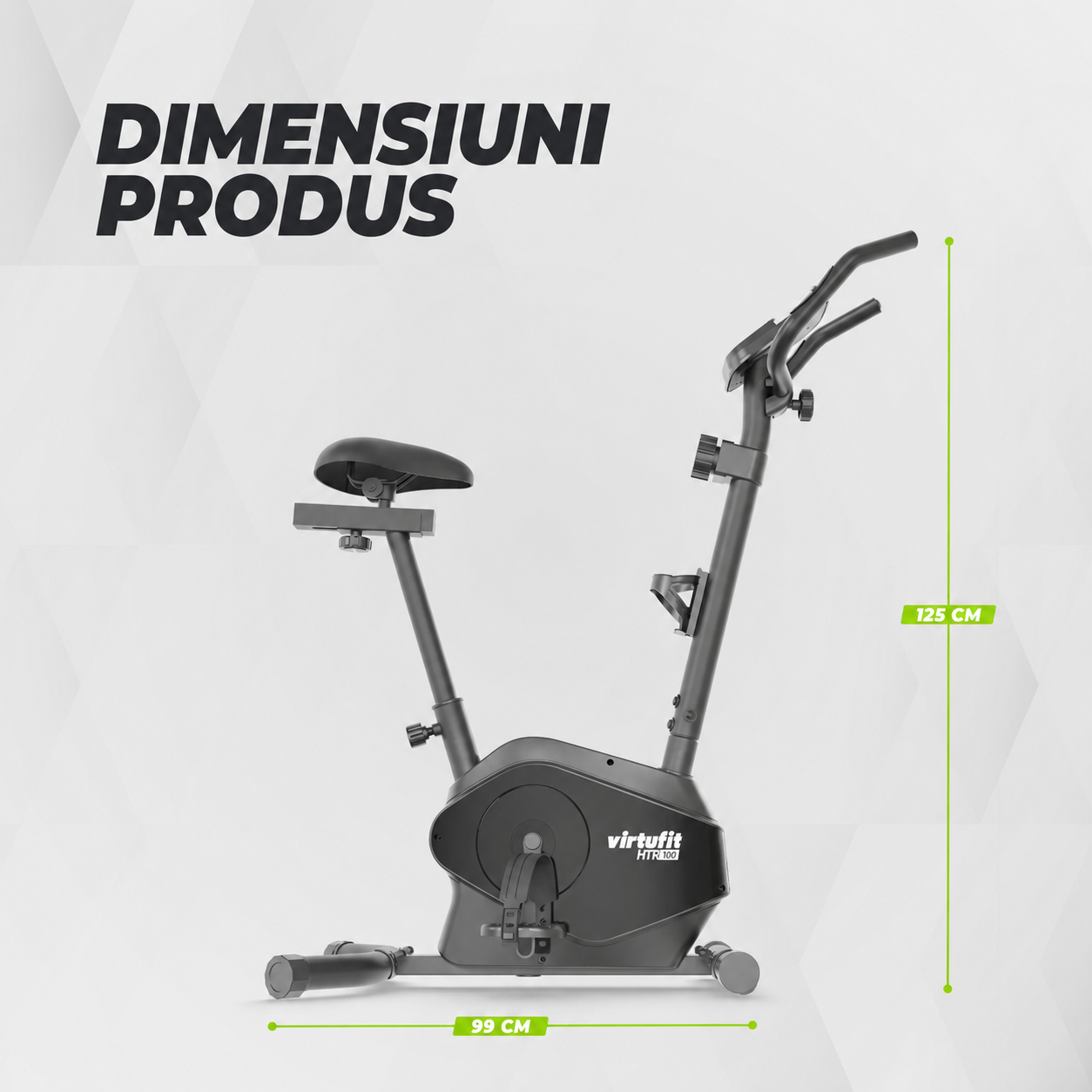 Bicicleta de exercitii VirtuFit HTR100 (model 2026) cu rezistenta magnetica