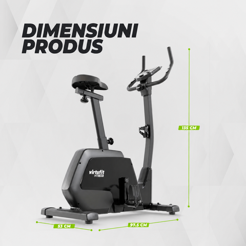 Bicicletă fitness VirtuFit HTR200i cu rezistenta magnetica