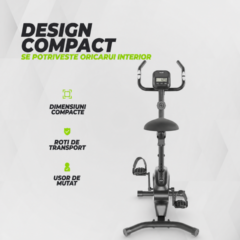 Bicicleta de exercitii VirtuFit HTR100 (model 2026) cu rezistenta magnetica