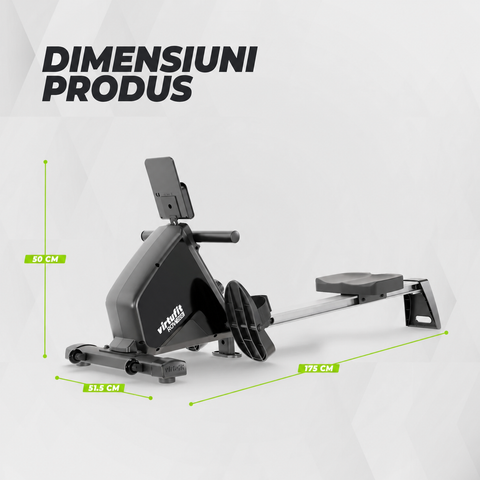 Aparat de vaslit VirtuFit ROW200i model 2026