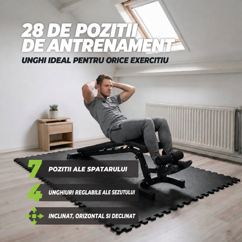 Banca de antrenament ajustabila VirtuFit Pro