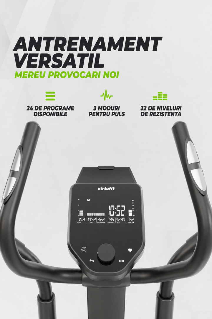 Bicicleta eliptica VirtuFit CTR200i (model 2026) cu rezistenta magnetica