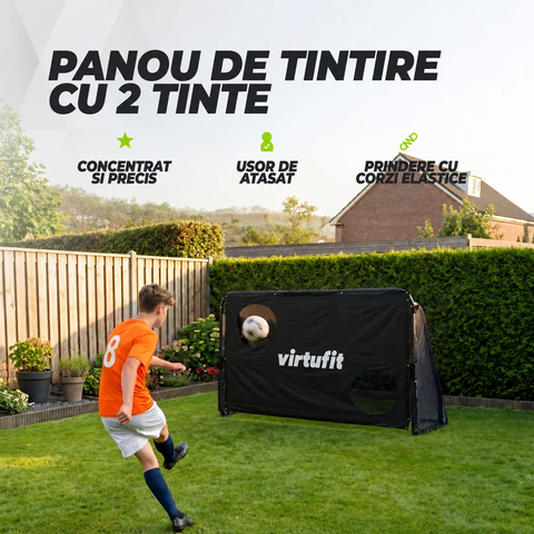Poarta VirtuFit Football Goal Pro - Dimensiune - 120 x 80 cm