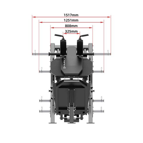 Presa pentru picioare Semi Comerciala LP3175 HMS