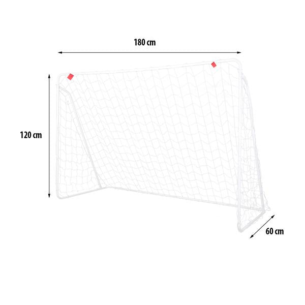 Poarta de fotbal HMS BR8182, 180 x 120 x 60 cm