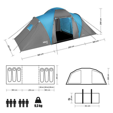 Cort pentru Drumetii Nils NC6031