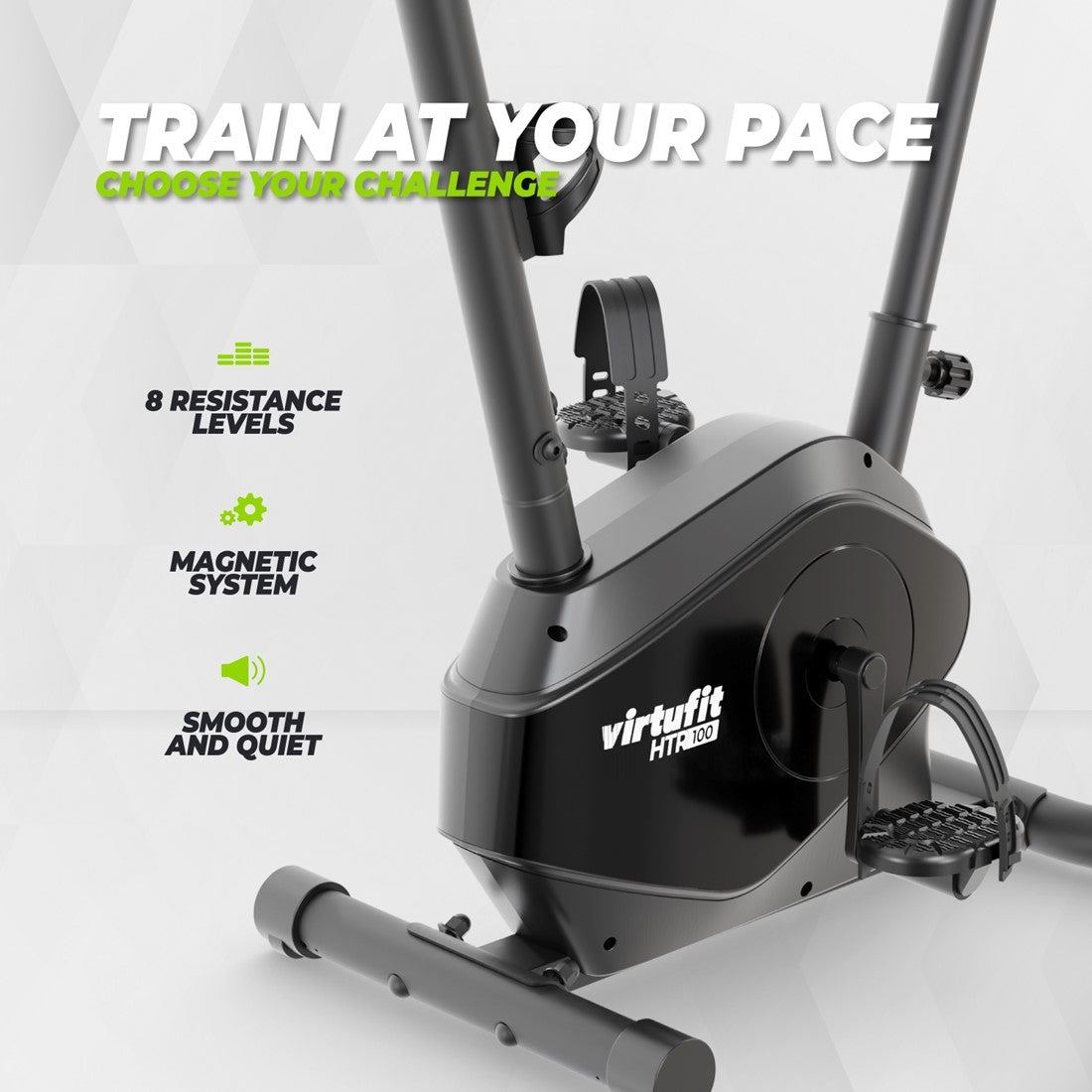 Bicicleta de exercitii VirtuFit HTR100 (model 2026) cu rezistenta magnetica